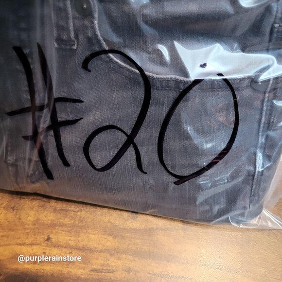 Madewell Jeans 27 Skinny 9" High Rise Black Sea Wash H2230 Tummy Control Stretch - Picture 13 of 13